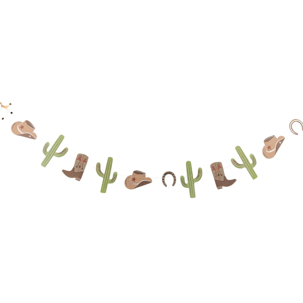 Western Cowboy Party Garland 5ft | The Party Darling