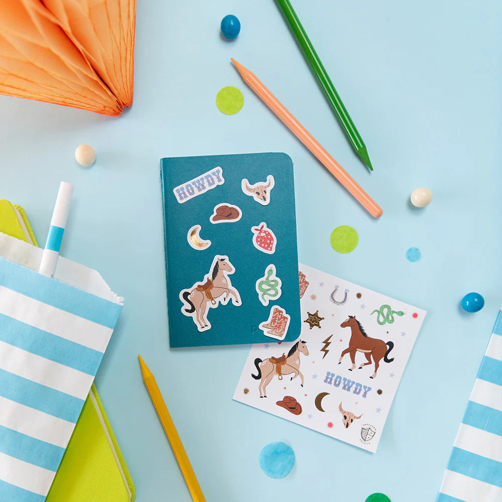 Yeehaw Western Sticker Sheets 4ct | The Party Darling