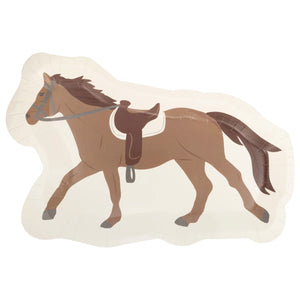 Western Horse Lunch Plates 8ct | The Party Darling