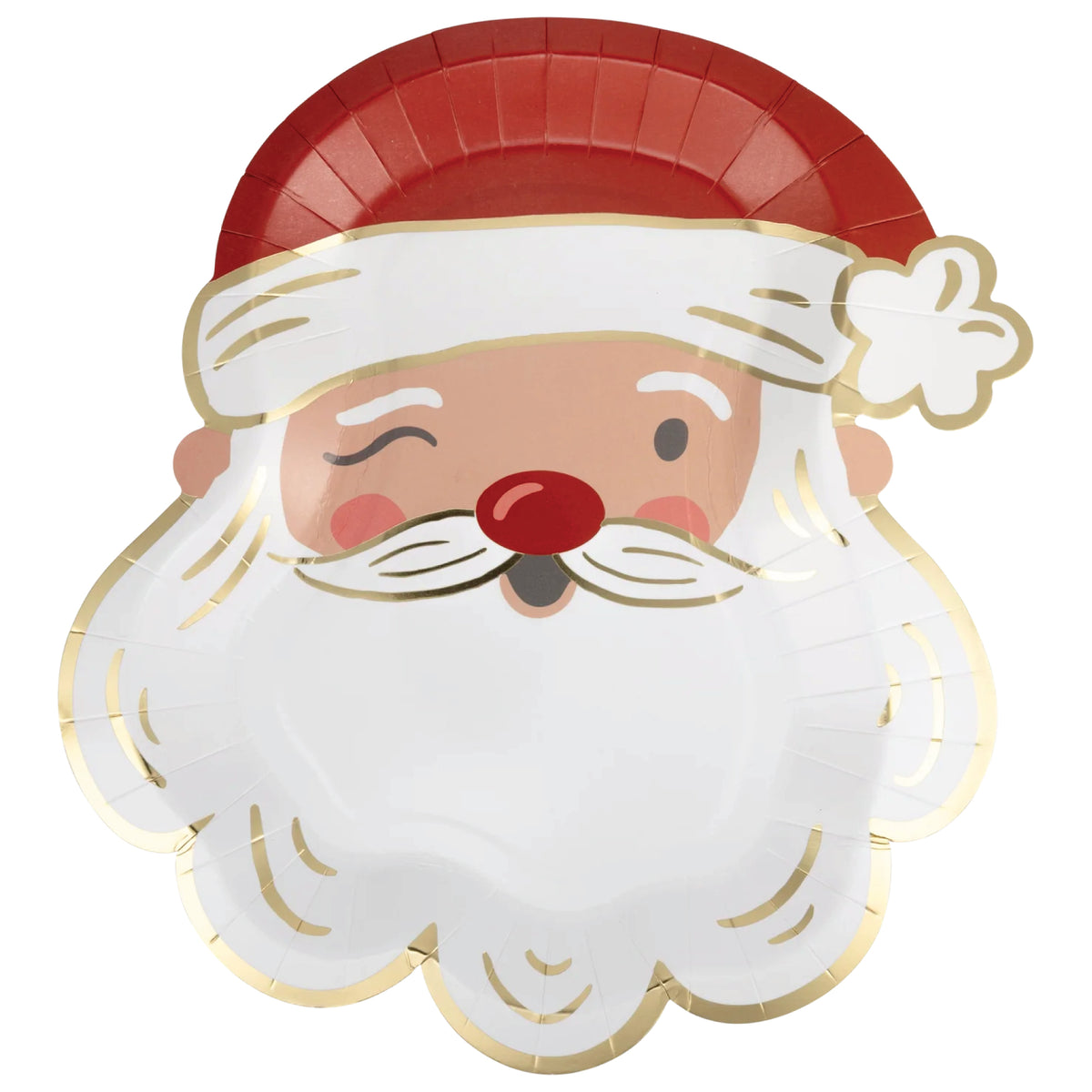 Whimsical Santa Lunch Plates 8ct | The Party Darling