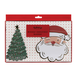 Packaged Whimsical Christmas Banner 6ft | The Party Darling