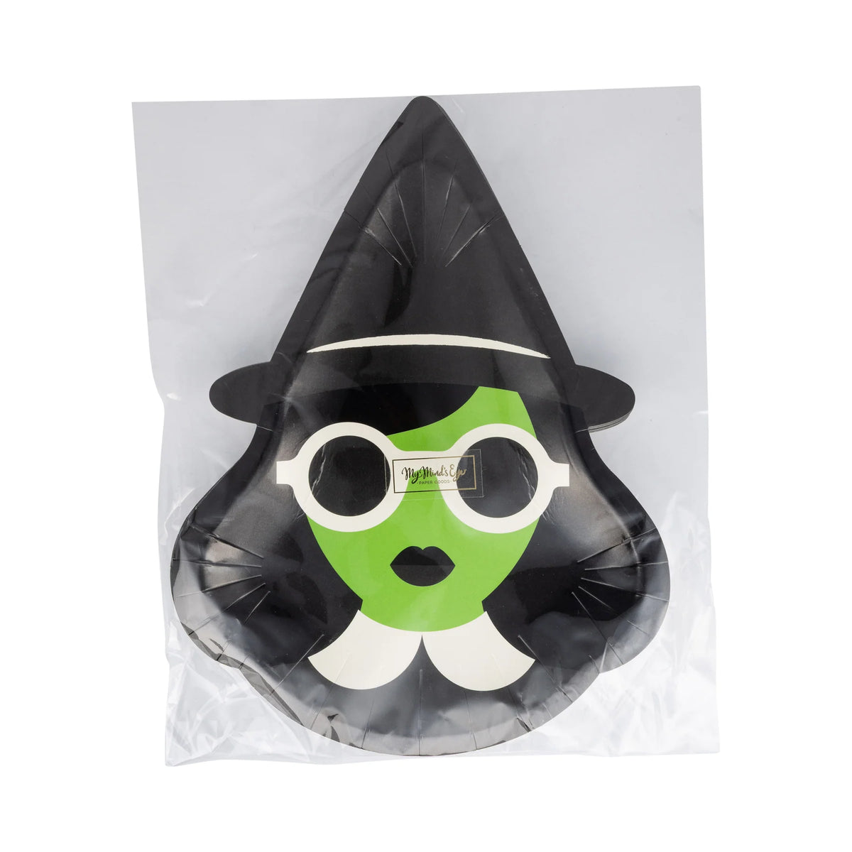 green wicked witch plate in package