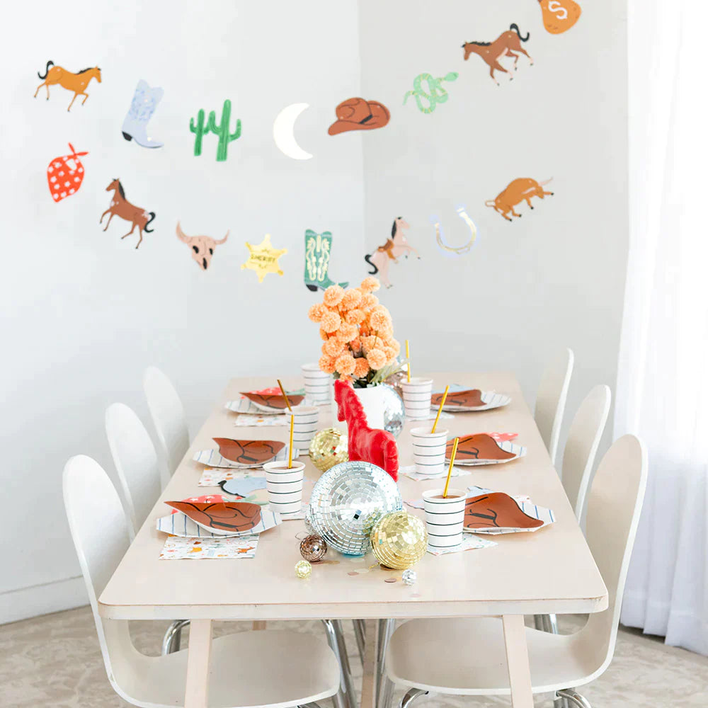 DIY Yeehaw Western Party Garland 20ft | The Party Darling