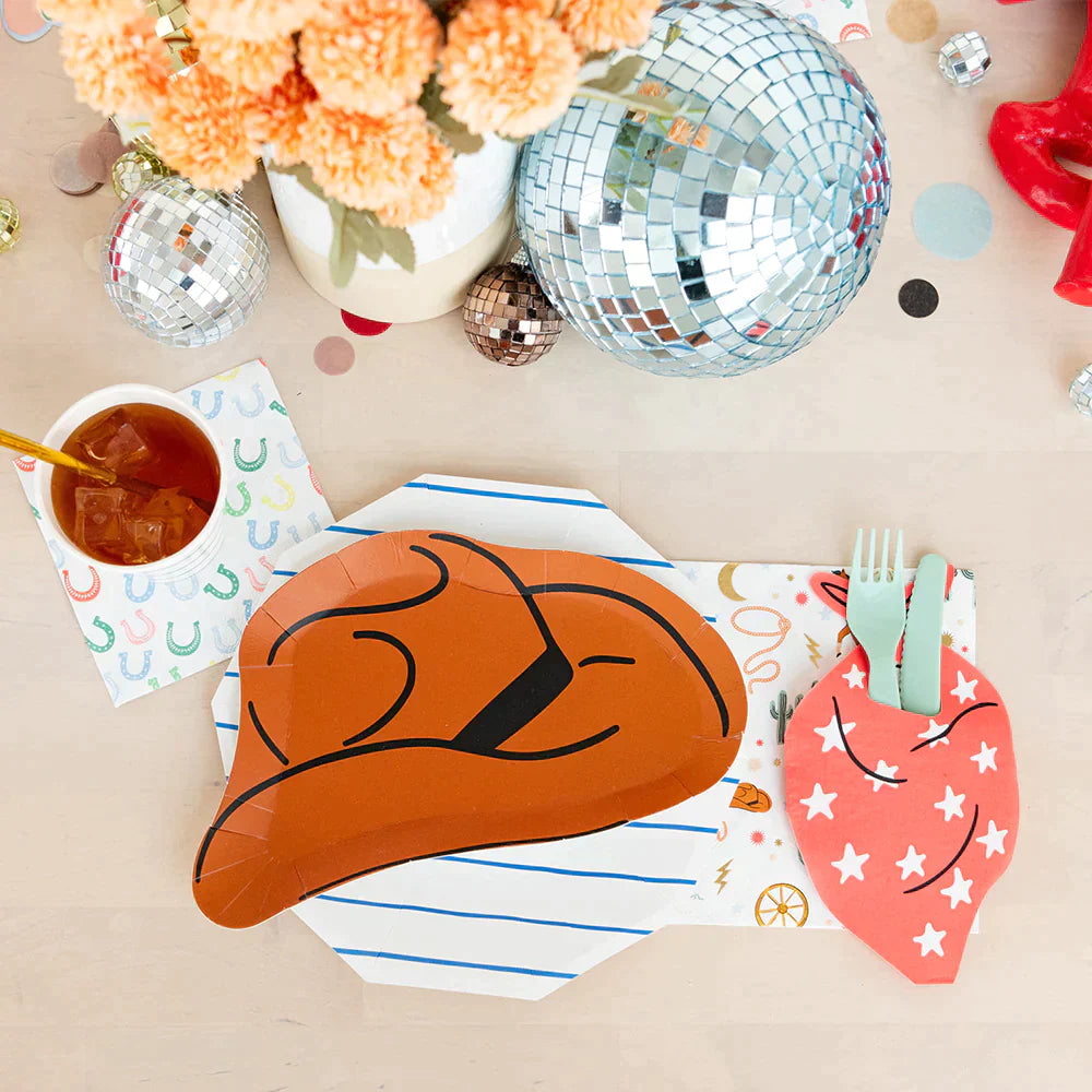 Yeehaw Bandana Lunch Napkins 16ct | The Party Darling