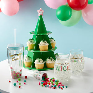 Christmas Tree Cardboard Cupcake Stand 1ct | The Party Darling