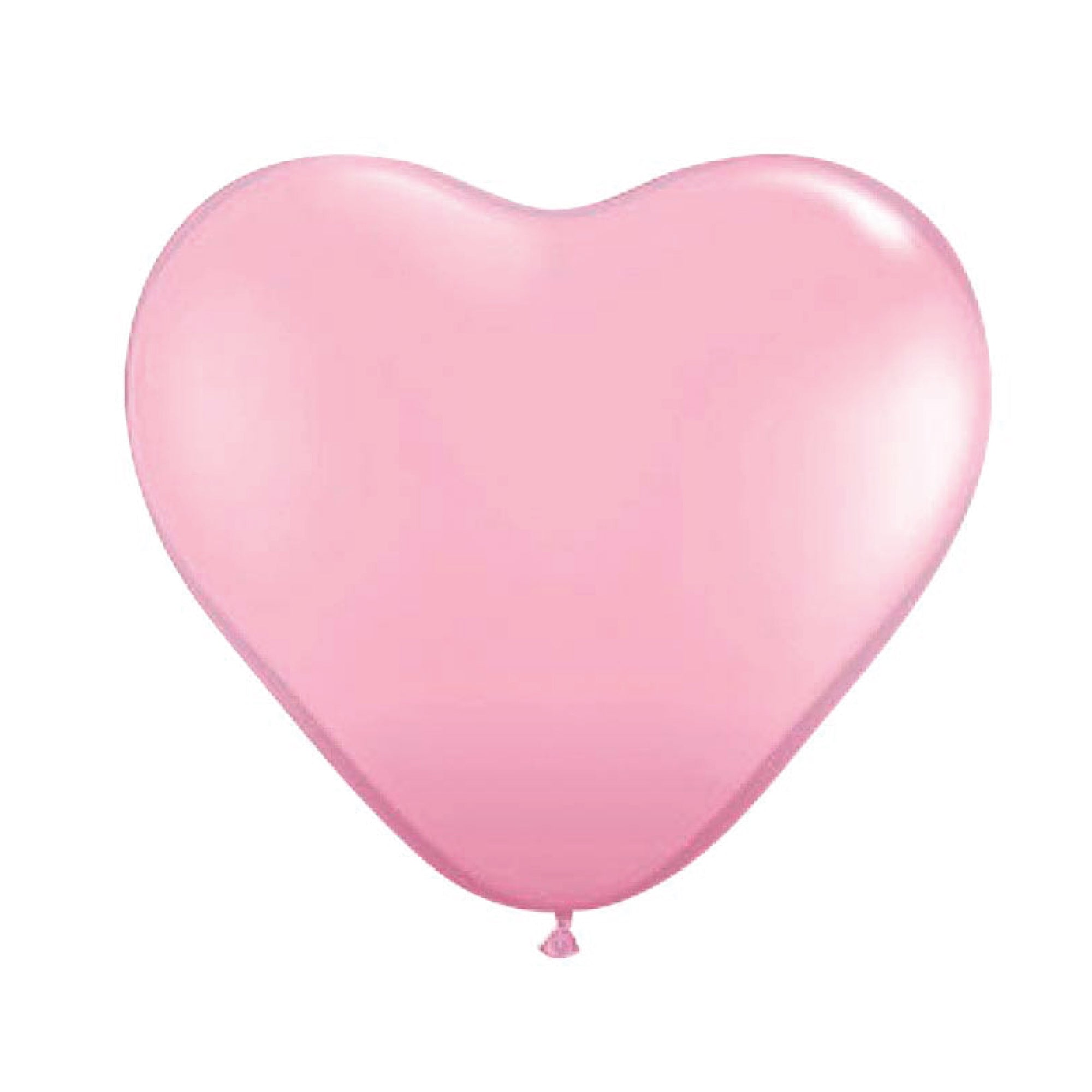 Light Pink Heart Latex Balloons 11" 6ct  | The Party Darling