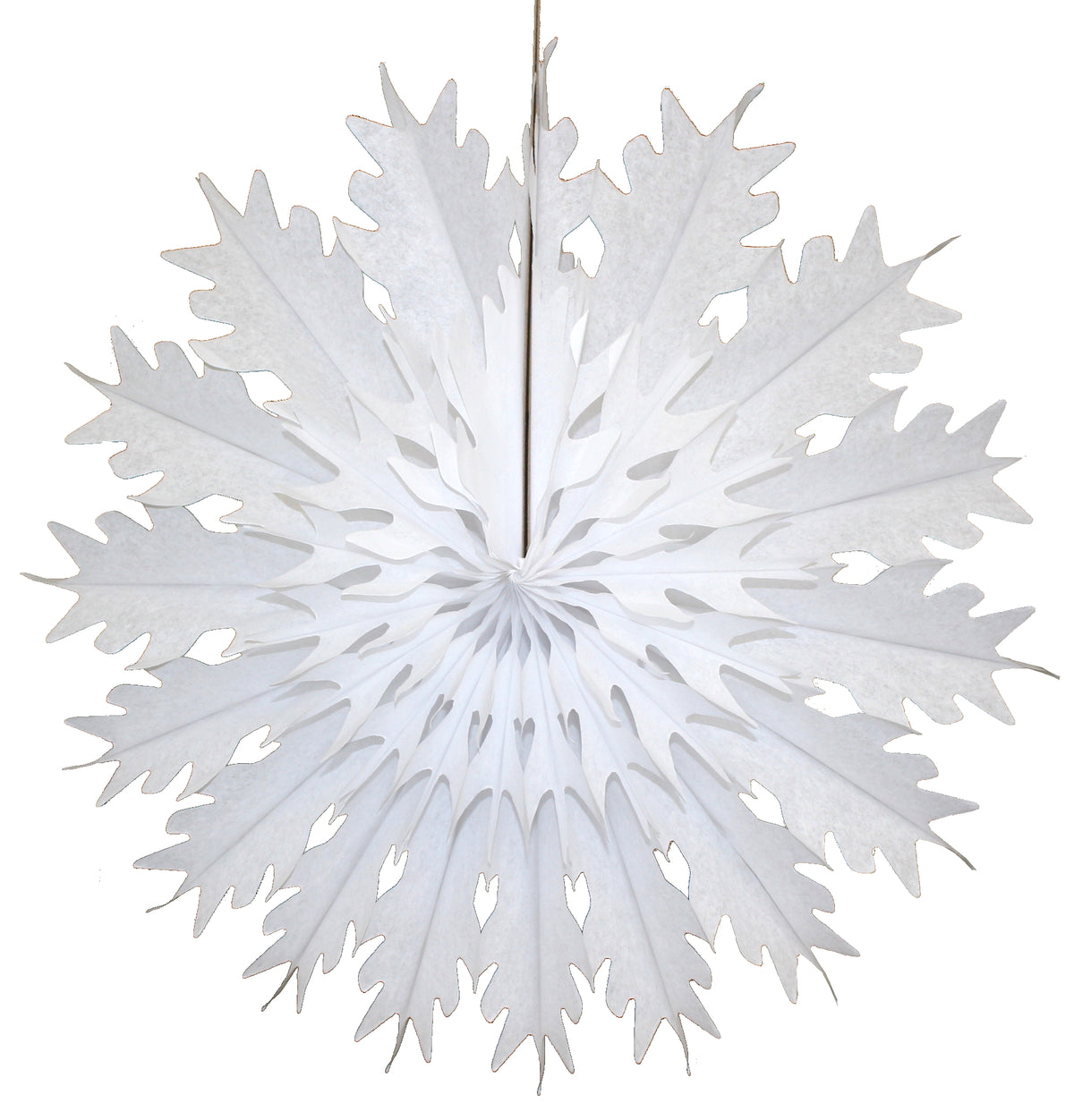 Medium White Tissue Paper Snowflake 19&quot; | The Party Darling