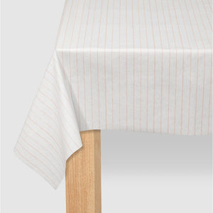 Light Pink Pinstripe Paper Table Cover | The Party Darling