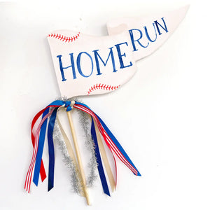 Home Run Baseball Pennant Flag | The Party Darling
