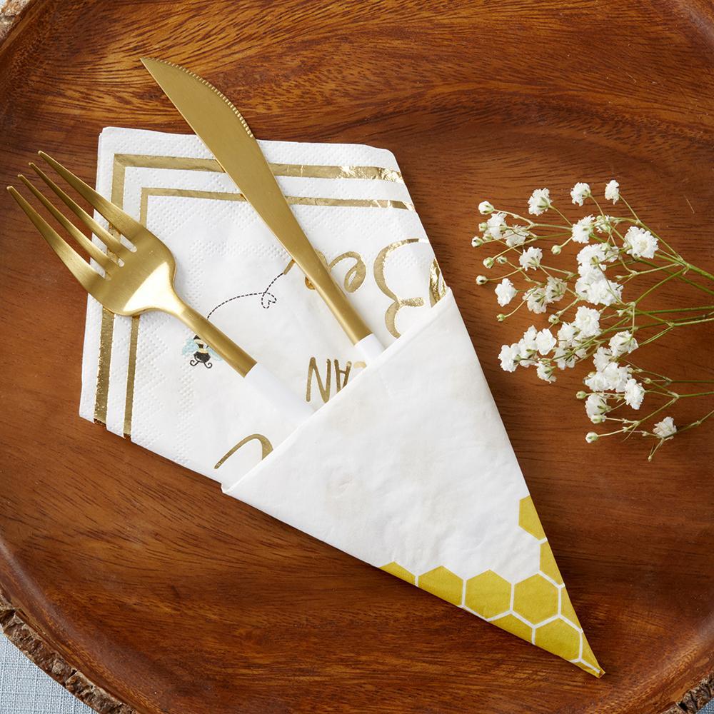 Sweet As Can Bee Lunch Napkins 30ct - The Party Darling