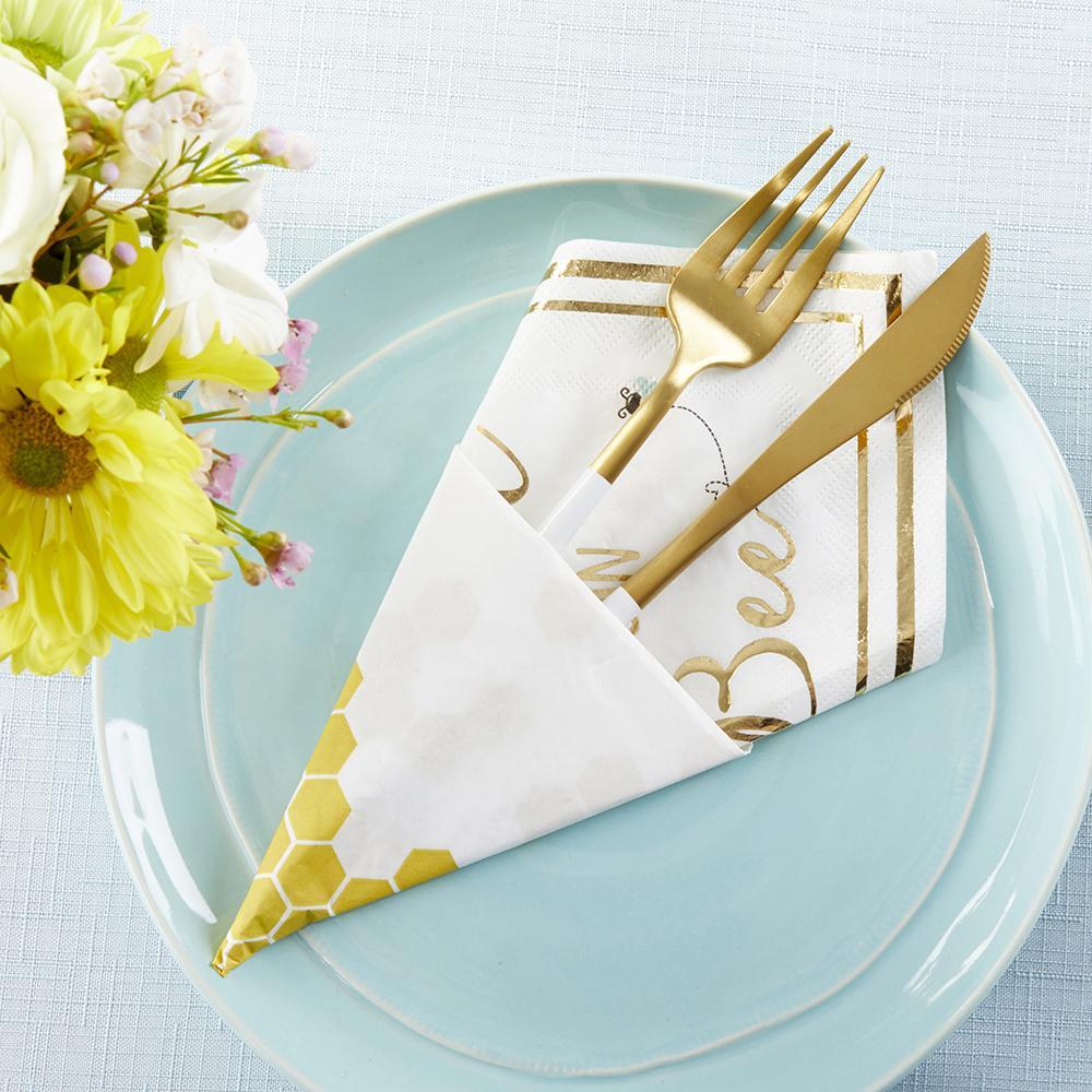 Sweet As Can Bee Lunch Napkins 30ct - The Party Darling