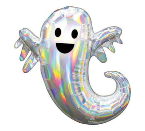 Giant Iridescent Halloween Ghost Balloon 28" | The Party Darling