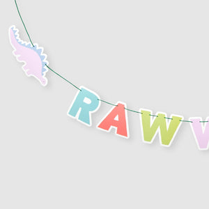 Pastel Dinosaur Party Banner - The Party Darling