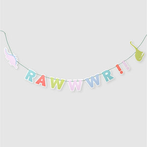 Pastel Dinosaur Party Banner | The Party Darling