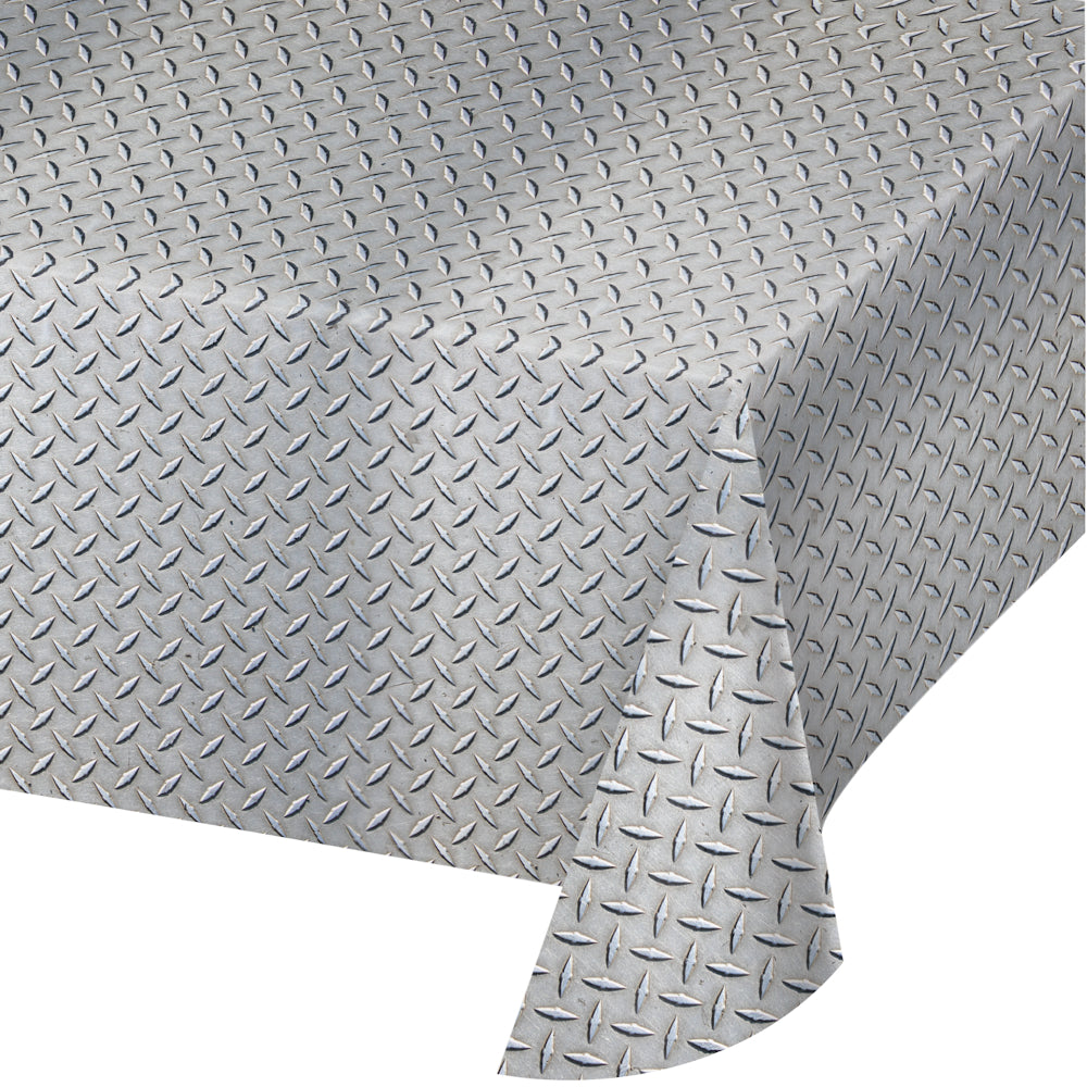 Diamond Plate Plastic Table Cover | The Party Darling