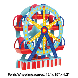 Carnival Ferris Wheel Centerpiece dimensions