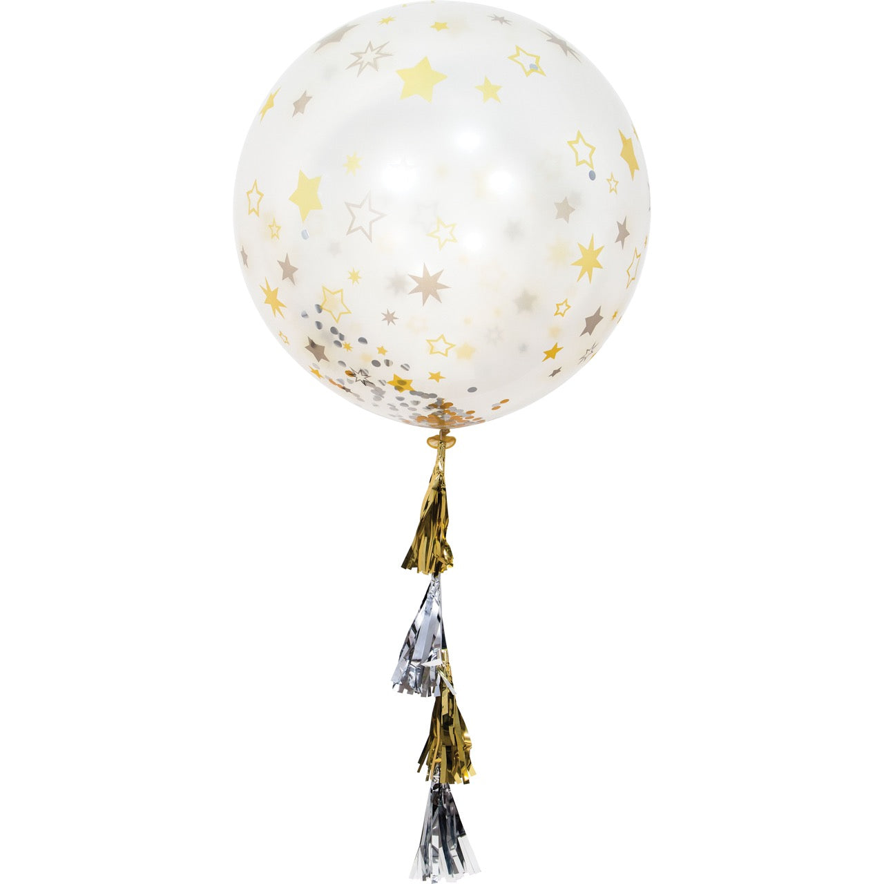 Giant Starry Night Confetti Balloon with Tassels 36in | The Party Darling