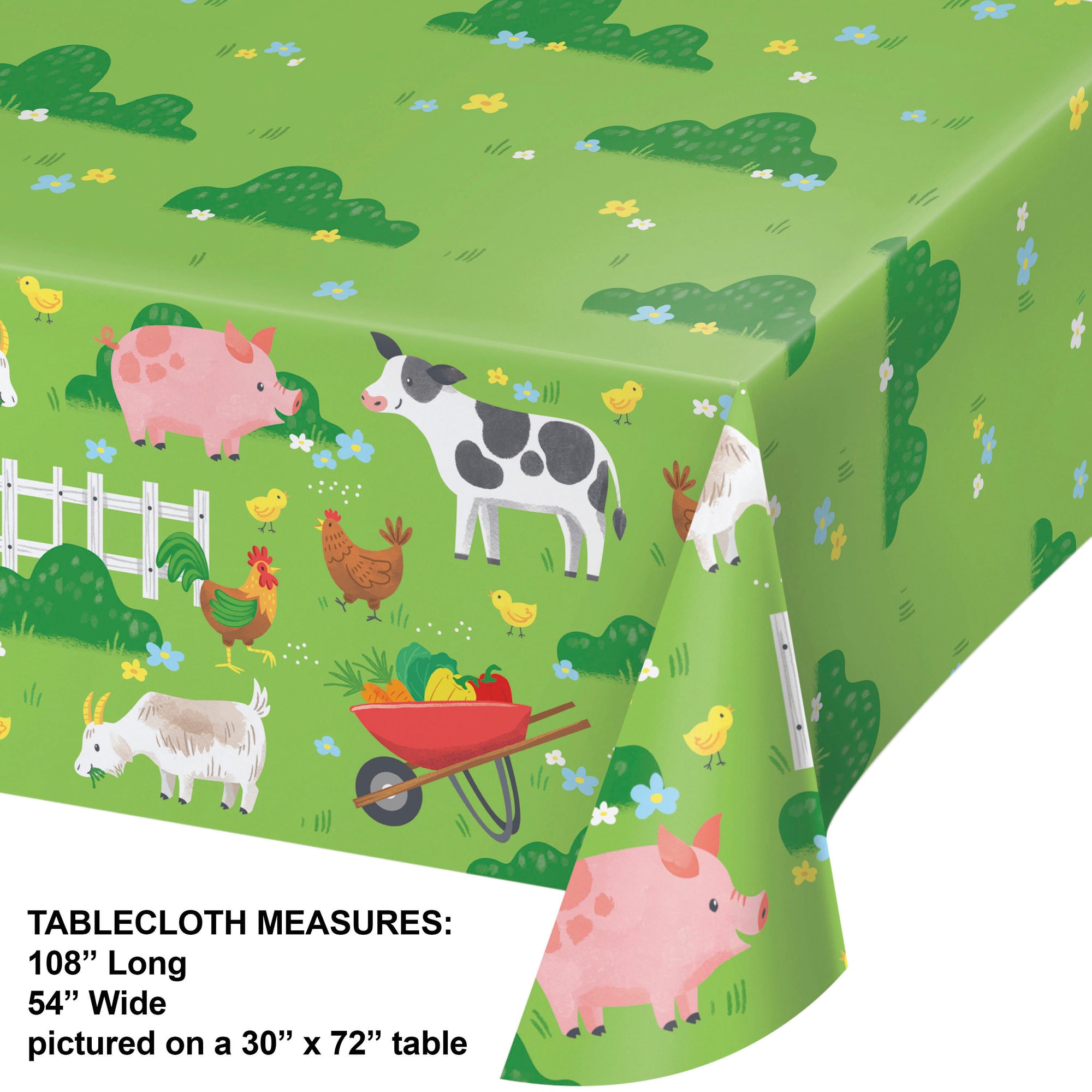 Farm Animals Paper Table Cover | The Party Darling