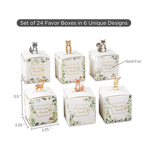 Woodland Baby Shower Favor Box (Set of 24) | The Party Darling