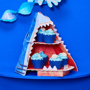 Jawsome Shark Cupcake Stand Display