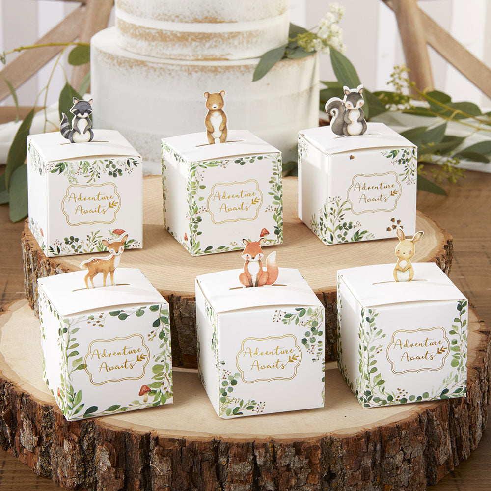 Woodland Adventure Awaits Favor Boxes 24ct | The Party Darling