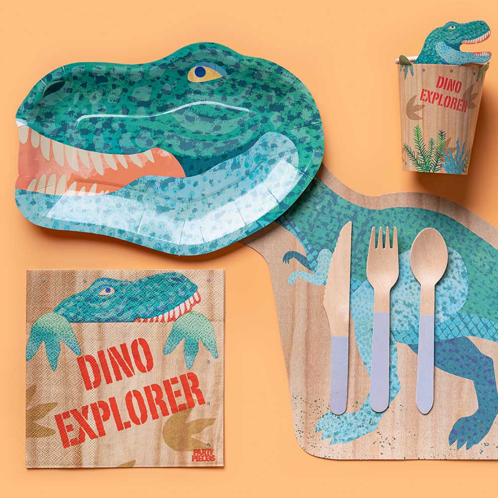 Dinosaur Explorer Lunch Napkins 16ct | The Party Darling