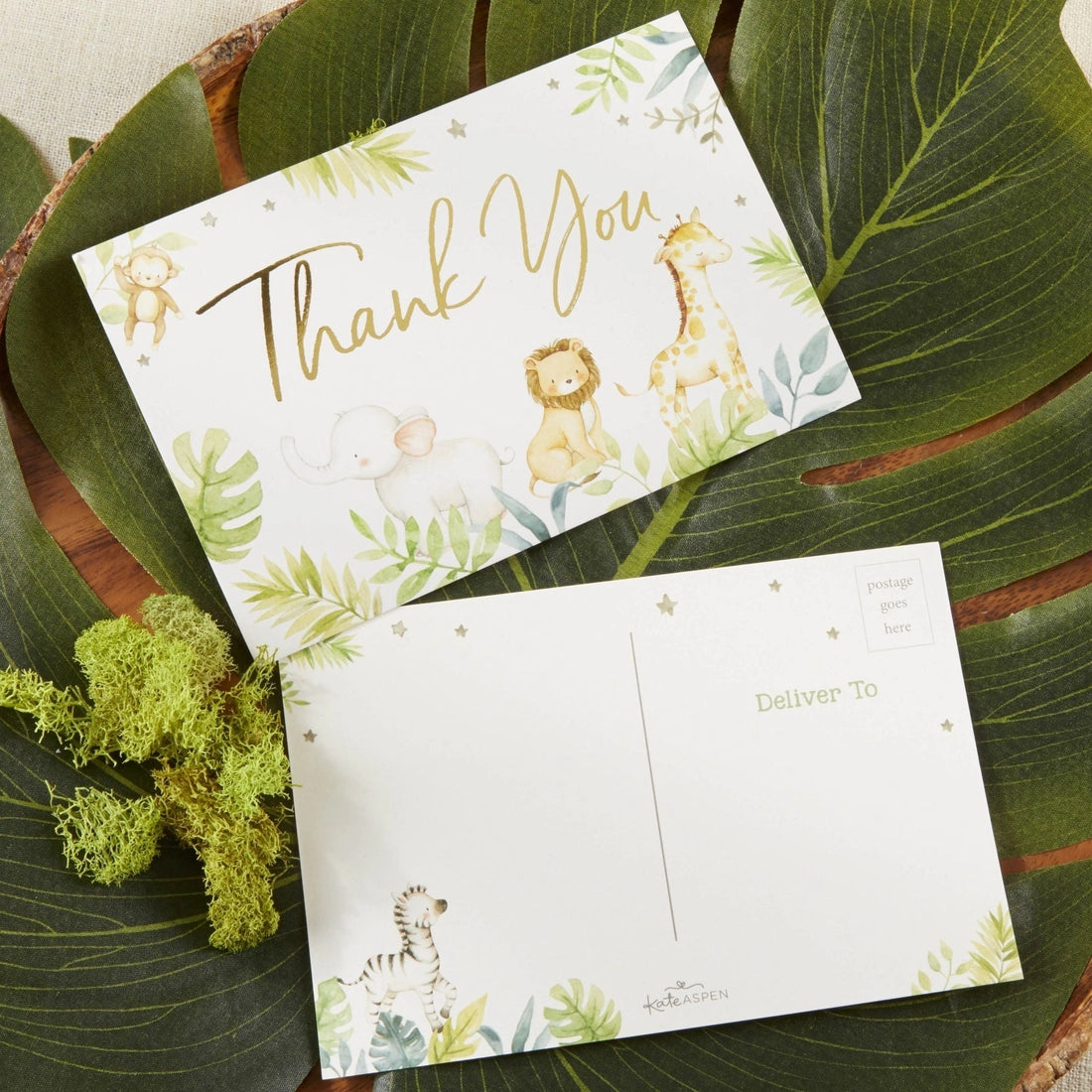 Safari Baby Shower Invitation &amp; Thank You Card Bundle | The Party Darling