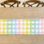 Pastel Rainbow Gingham Paper Table Runner 10ft | The Party Darling 