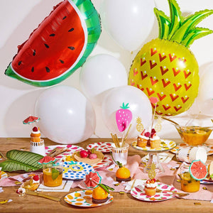 Assorted Fruit Punch Lunch Plates 10ct - The Party Darling