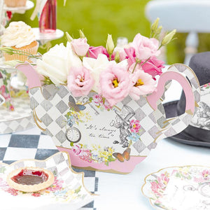 Alice in Wonderland Teapot Vase Table Topper Display