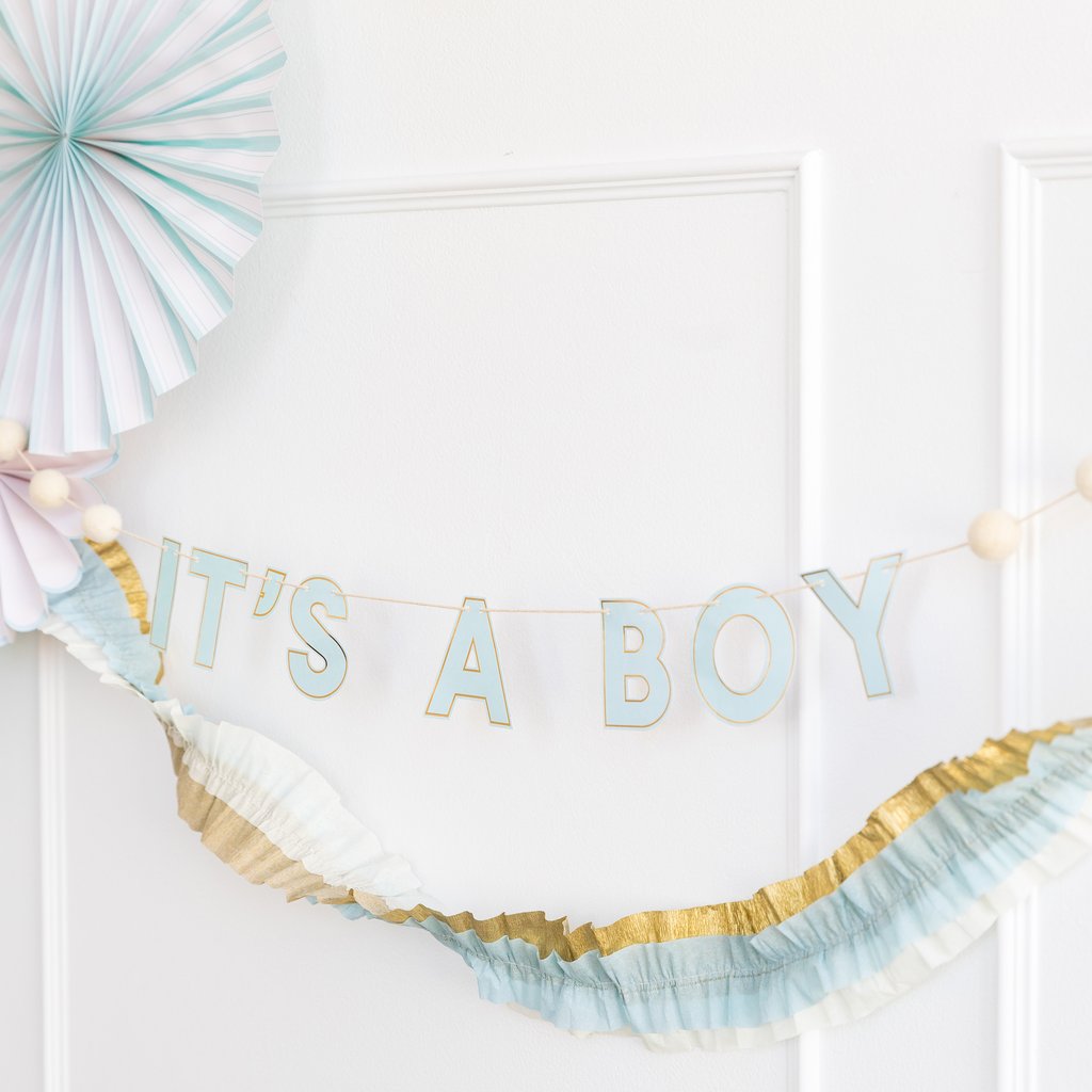It's a Boy Letter Banner 2ft | The Party Darling