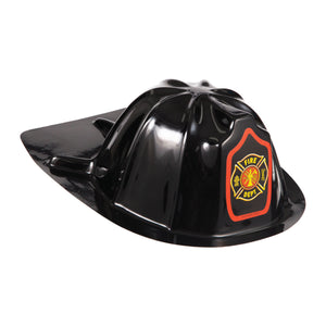 Black Firefighter Hat 1ct | The Party Darling