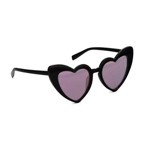 Black Heart Plastic Sunglasses Display 