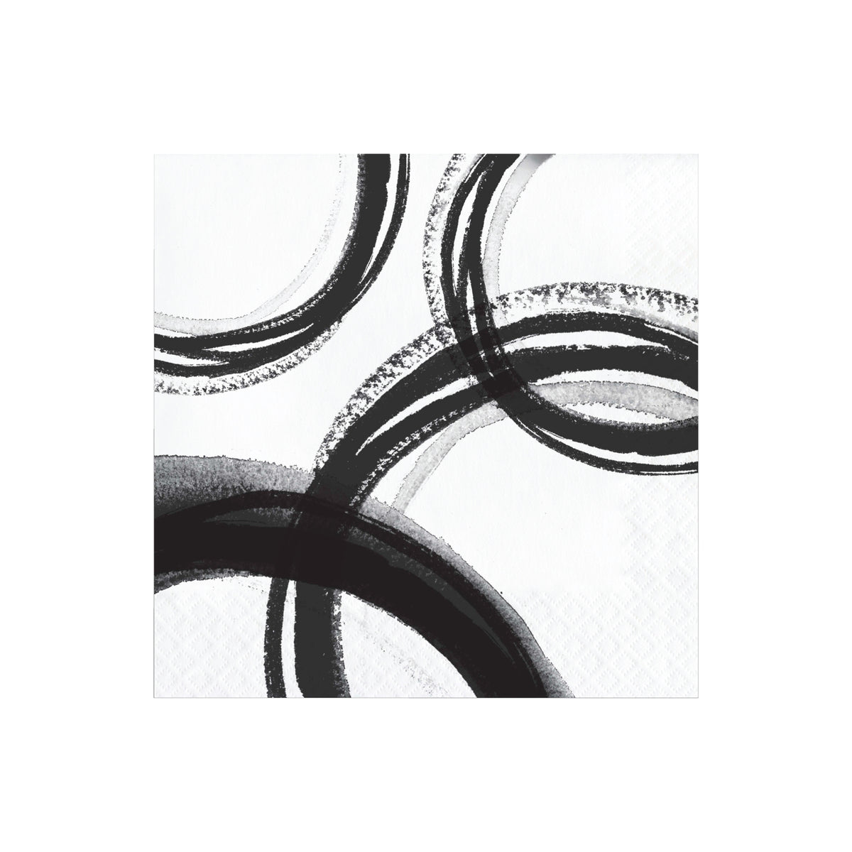Black &amp; White Abstract Lunch Napkins 16ct | The Party Darling