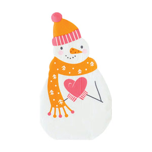 Blizzard Buddies Snowman Guest Towels 16ct | The Party Darling