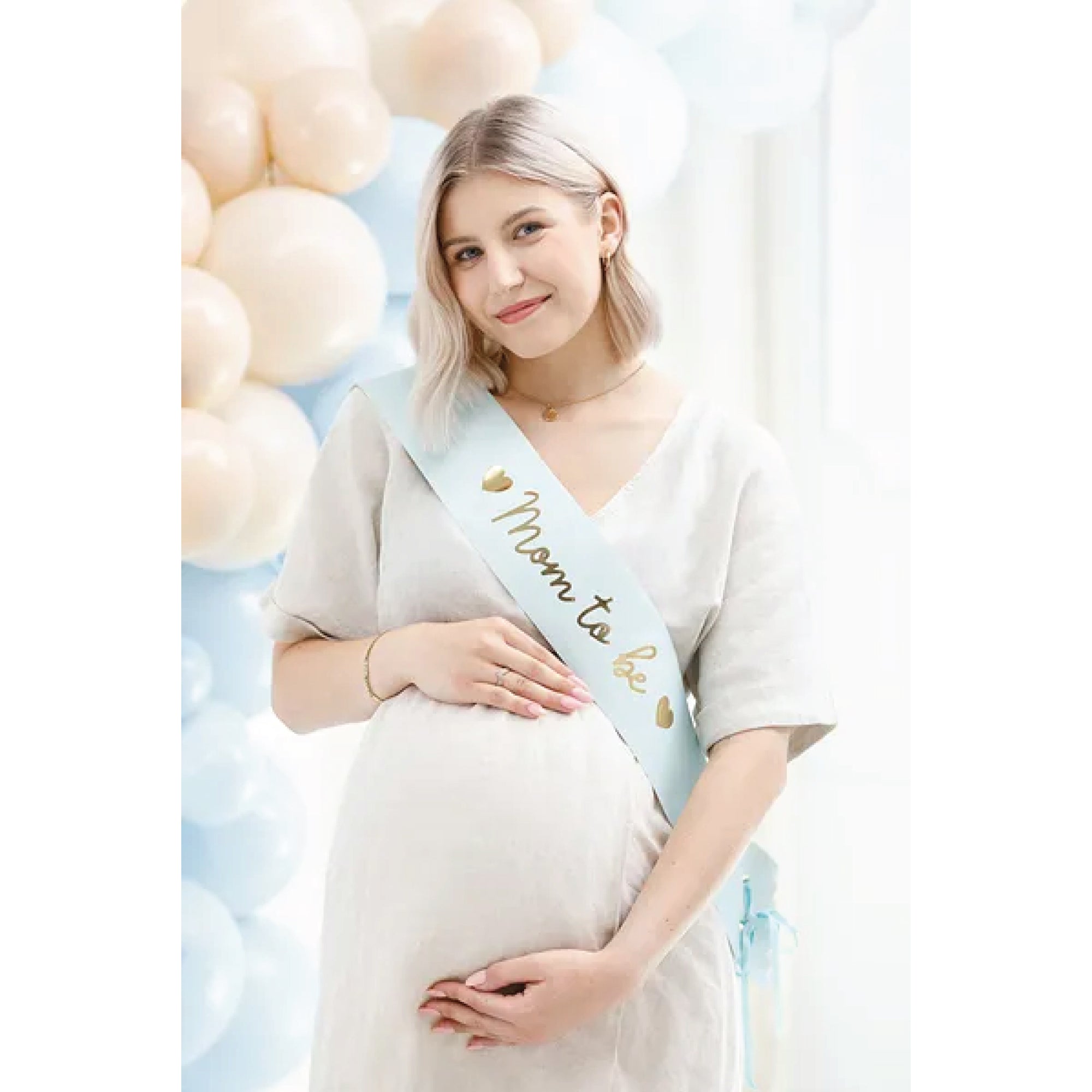 Blue Mom-to-Be Sash | The Party Darling
