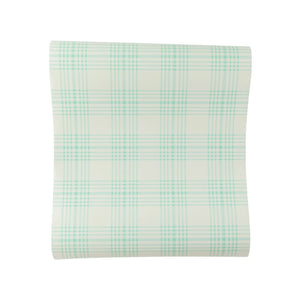 Blue Plaid Paper Table Runner | The Party Darling