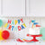 Blue Multicolor Happy Birthday Banner | The Party Darling