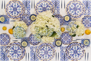 Blue Moroccan Dessert Napkins - The Party Darling