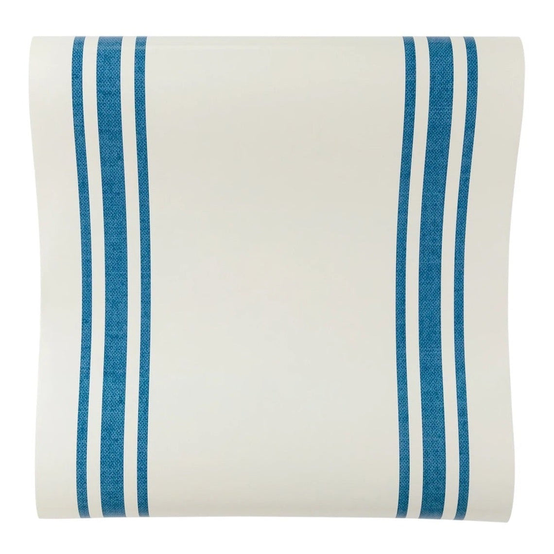 Blue & Cream Striped Paper Table Runner | The Party Darling