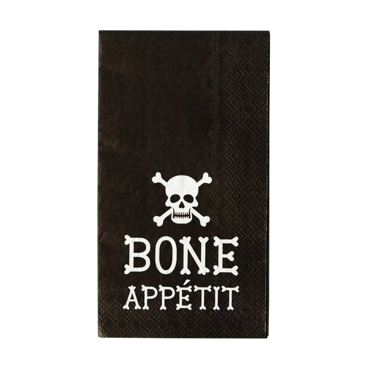 Bone Appetit Cross Bones Paper Guest Towels 24ct | The Party Darling
