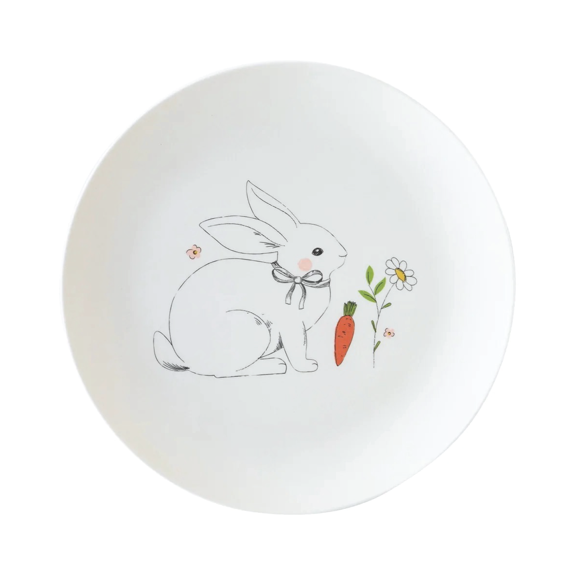 Bunny Bamboo Dessert Plate