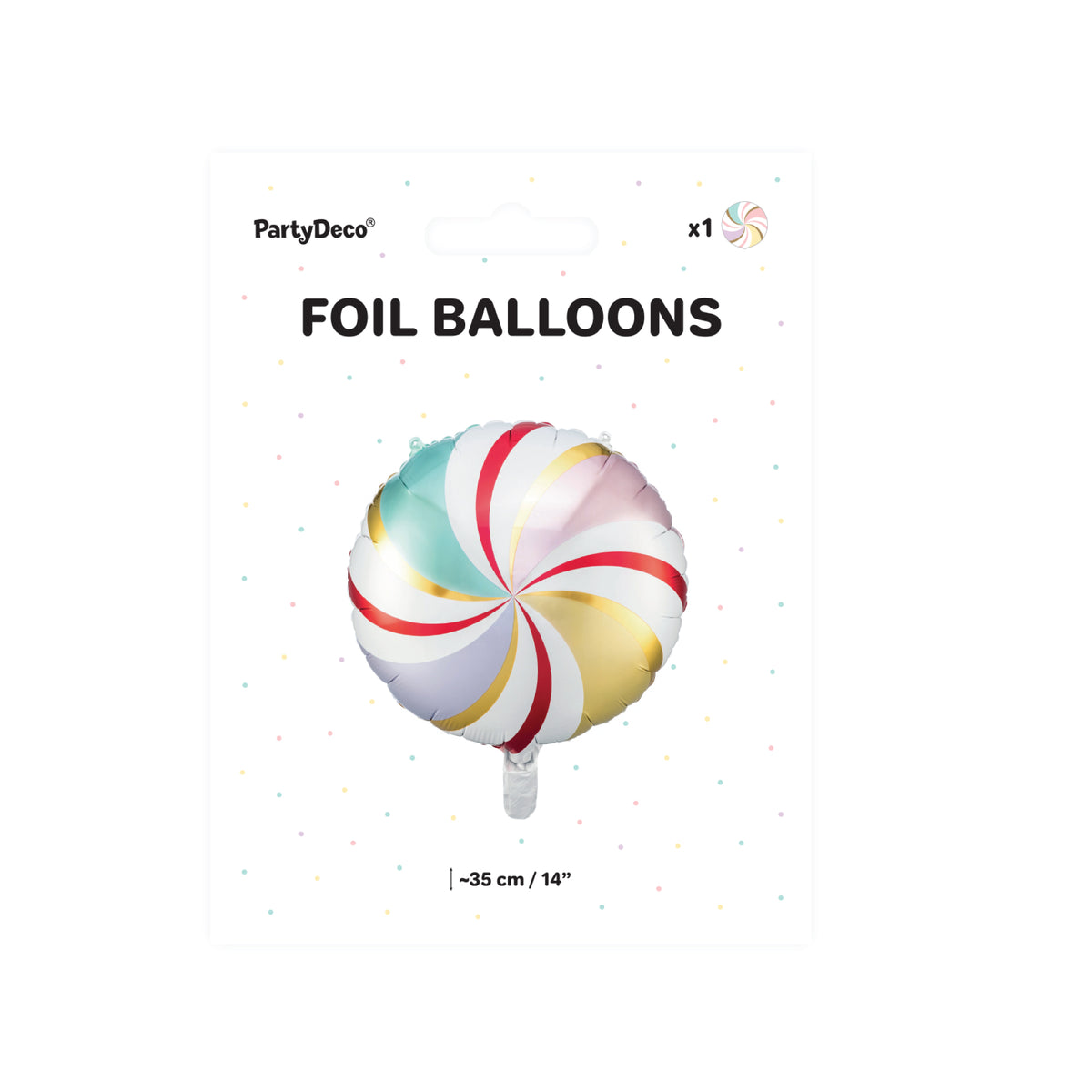 Swirl Candy Balloon Packaged