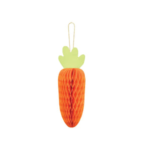Carrot Honeycomb Decoration 7in | The Party Darling