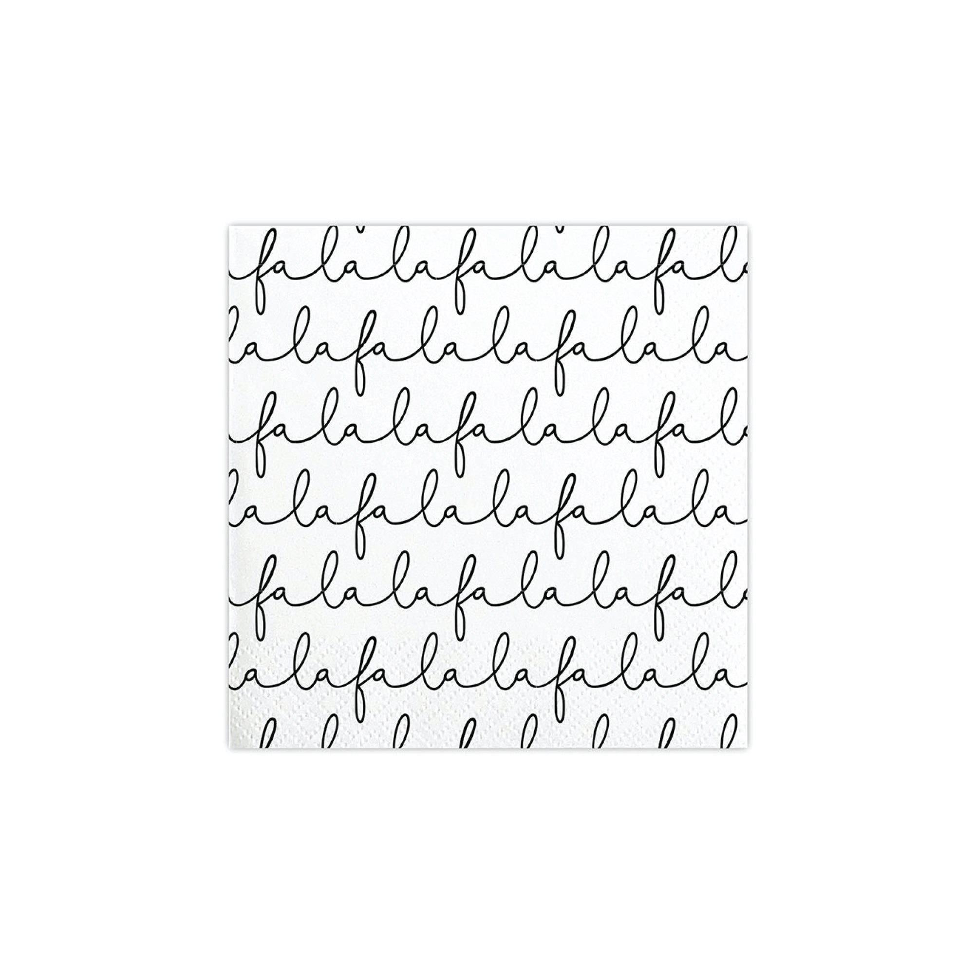 Fa La La Christmas Dessert Napkins 20ct | The Party Darling