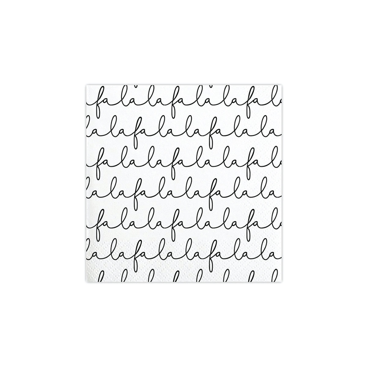 Fa La La Christmas Dessert Napkins 20ct | The Party Darling