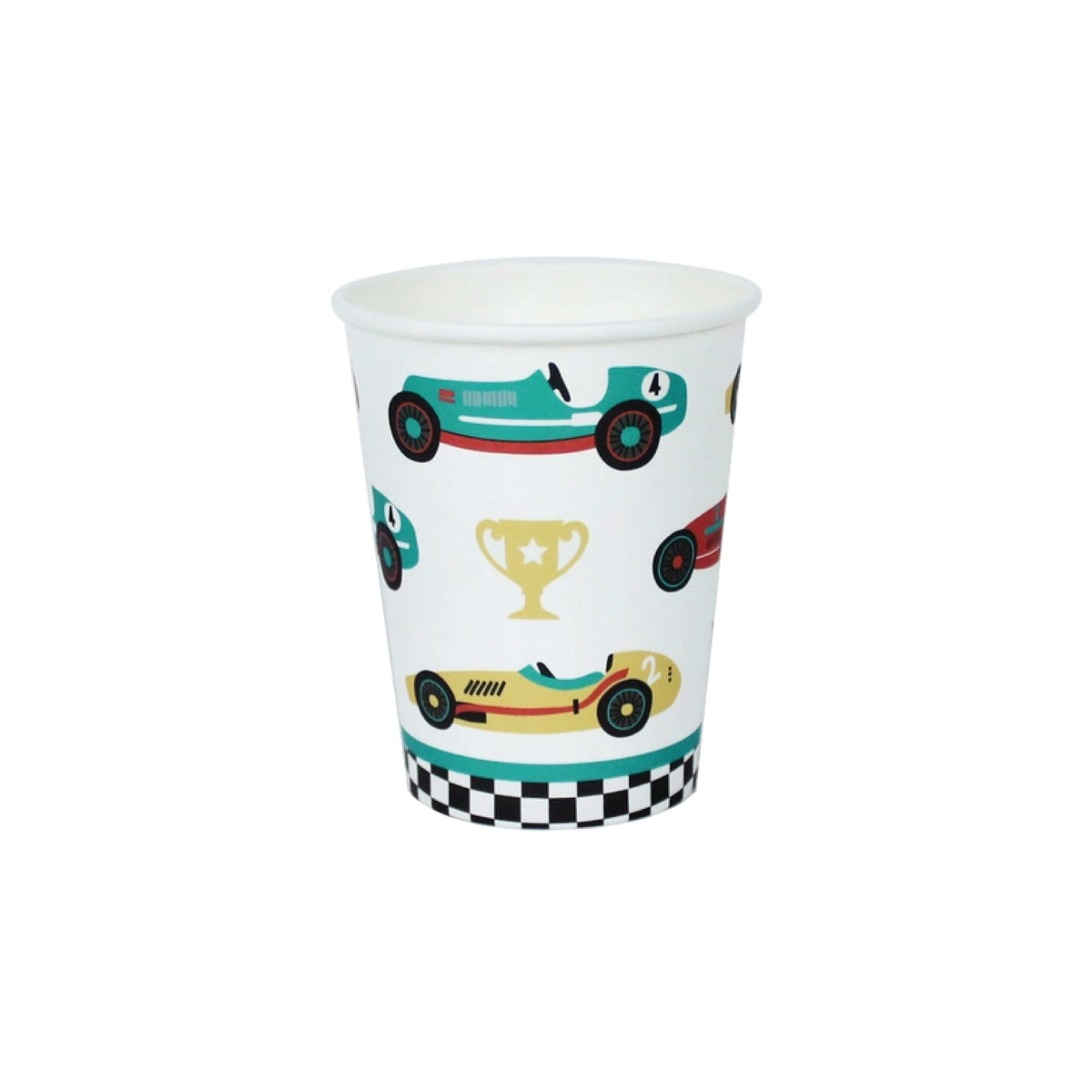Buyseasons 258144 9 oz Racecar Racing Party Paper Cups - Size 8, 1