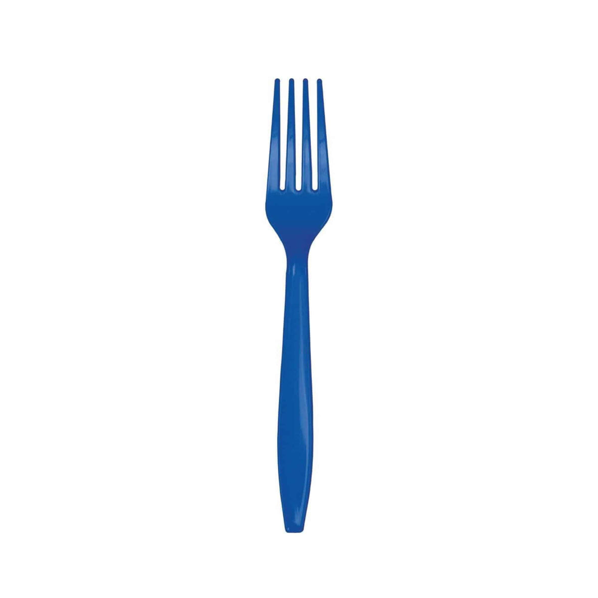 Cobalt Blue Plastic Forks Service for 24 | The Party Darling