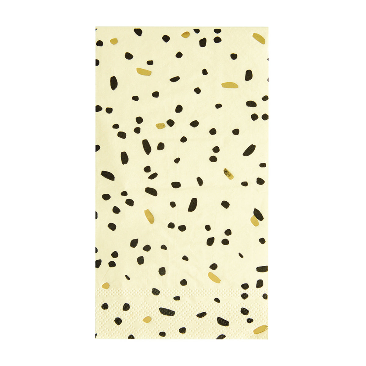 Black &amp; Cream Dot Guest Towels 16ct | The Party Darling