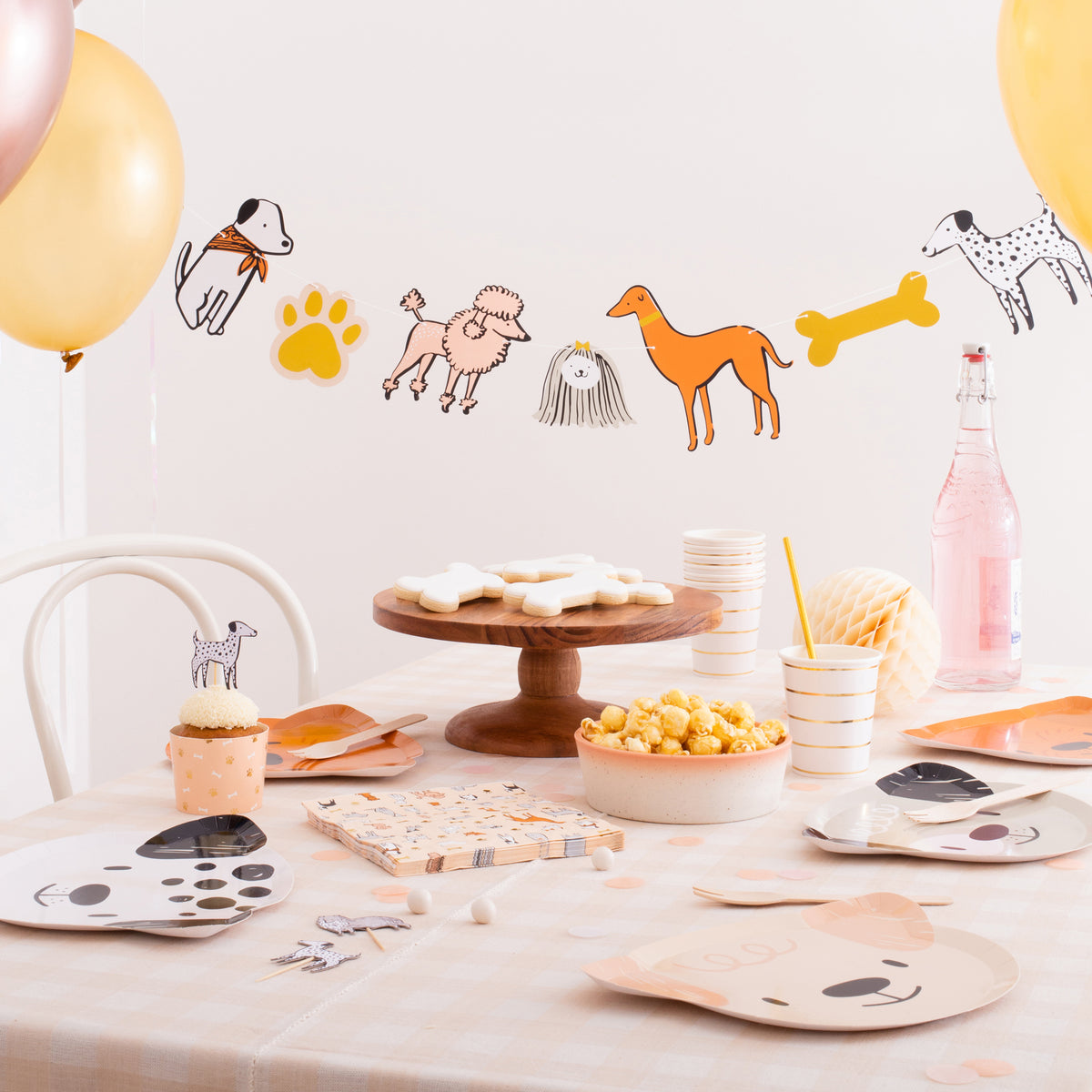 Bow Wow Dog Lunch Napkins 16ct - The Party Darling